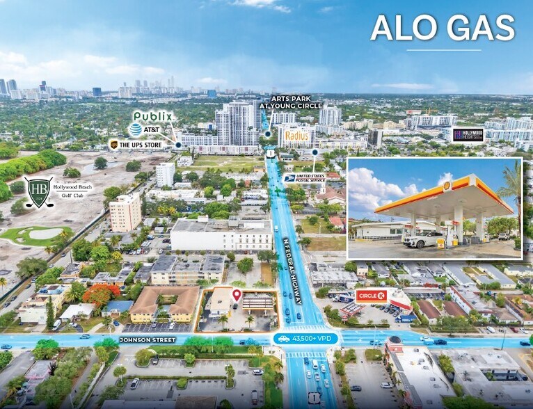 Primary Photo Of 815 N Federal Hwy, Hollywood Service Station For Sale