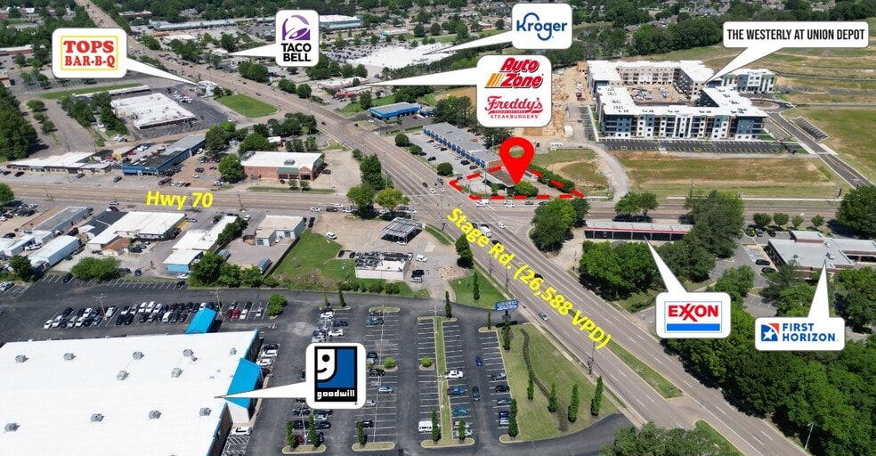 Primary Photo Of 6870 Stage rd, Bartlett Land For Lease