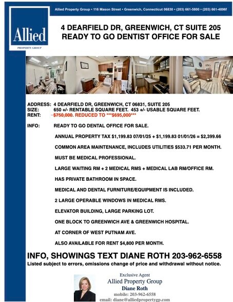 More Photos Of 4 Dearfield Dr, Greenwich Medical For Lease