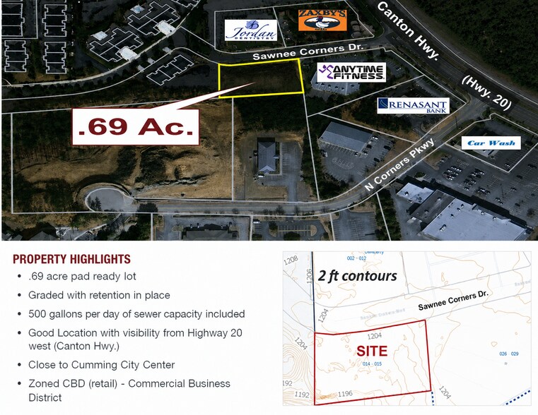 More Photos Of 513 Sawnee Corners Blvd, Cumming Land For Sale