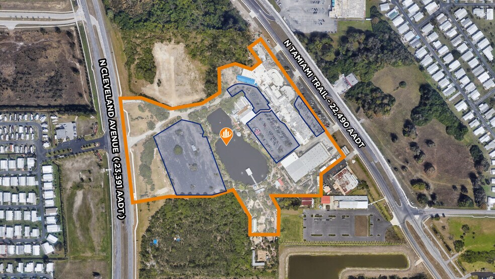 Primary Photo Of 2787 N Tamiami Trl, North Fort Myers Land For Sale