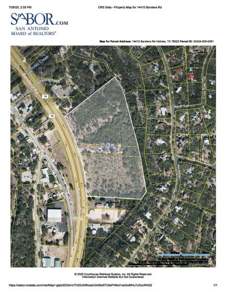 Primary Photo Of 14200 & 14410 Bandera Rd, Helotes Land For Sale