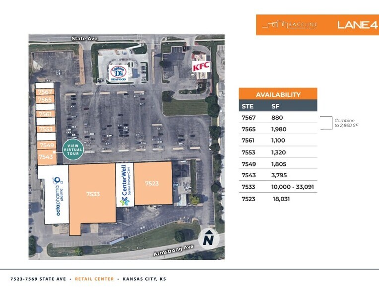 More Photos Of 7523-7569 State Ave, Kansas City Unknown For Lease