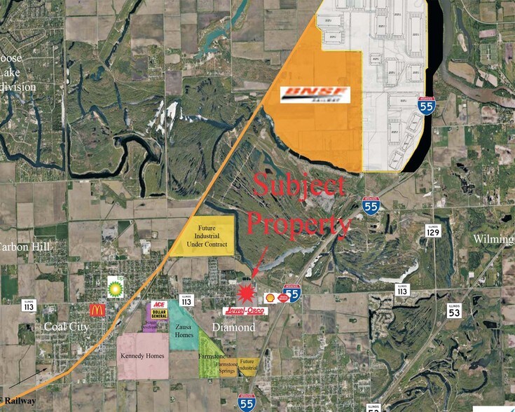 More Photos Of W Coal City Rd @ IL-13, Braidwood Land For Sale