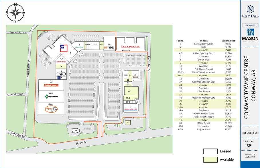 More Photos Of 201 Skyline Dr, Conway Freestanding For Lease