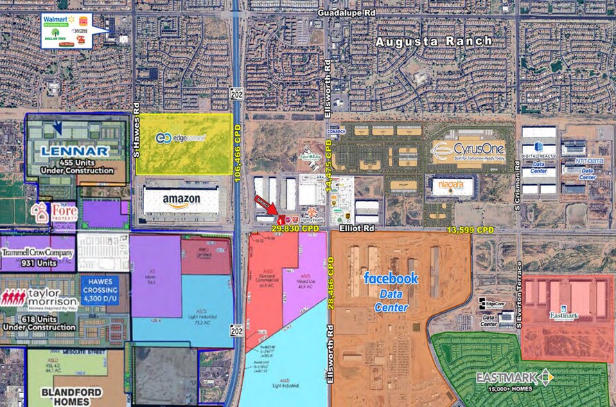 More Photos Of 9014 Elliot Road, Mesa Land For Lease