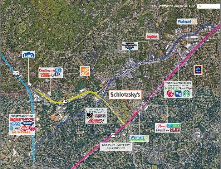 More Photos Of 2013 Wade Hampton Blvd, Greenville Fast Food For Sale