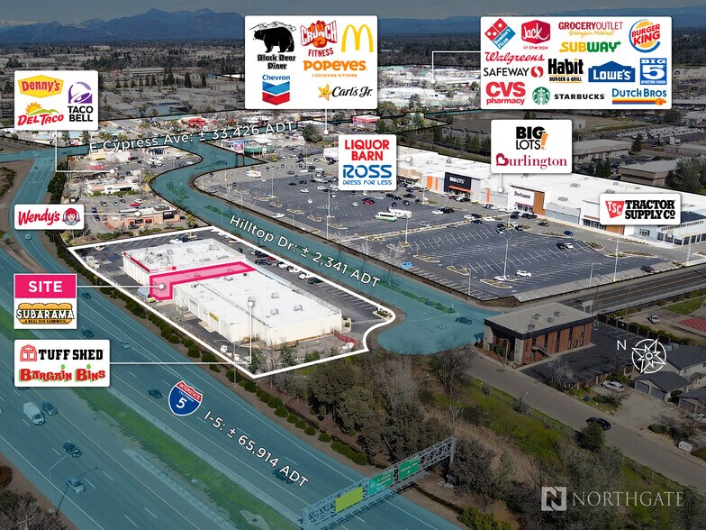More Photos Of 2686 Hilltop Dr, Redding Storefront For Lease