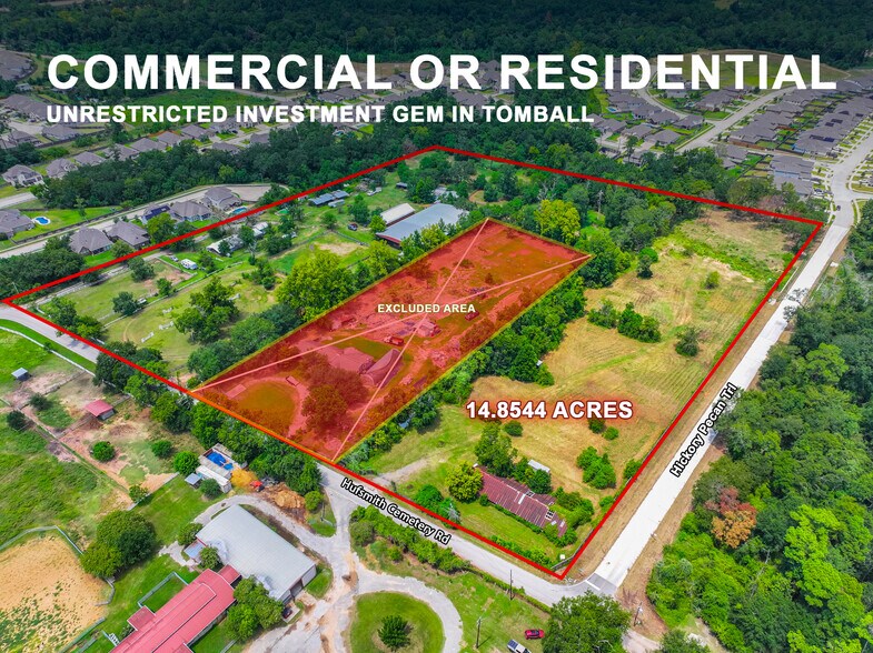 Primary Photo Of 25635 Hufsmith Cemetery Rd, Tomball Land For Sale