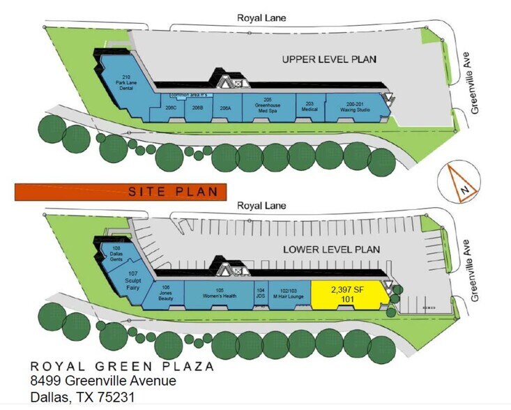 More Photos Of 8499 Greenville Ave, Dallas Storefront Retail Office For Lease