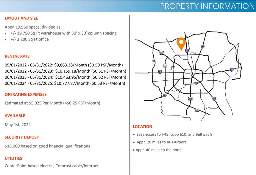 More Photos Of 455-465 W 38th St, Houston Warehouse For Lease
