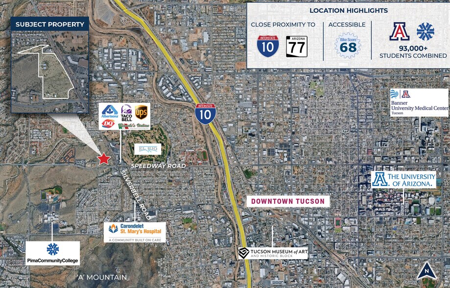 More Photos Of NWC Speedway & Silverbell, Tucson Land For Sale