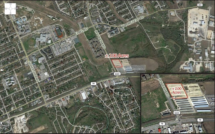 More Photos Of FM 3009 & FM 78 @ 78, Schertz Land For Sale