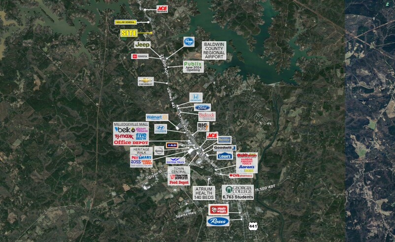 More Photos Of US Highway 441 Hwy @ Meriwether Road NW, Milledgeville Land For Sale