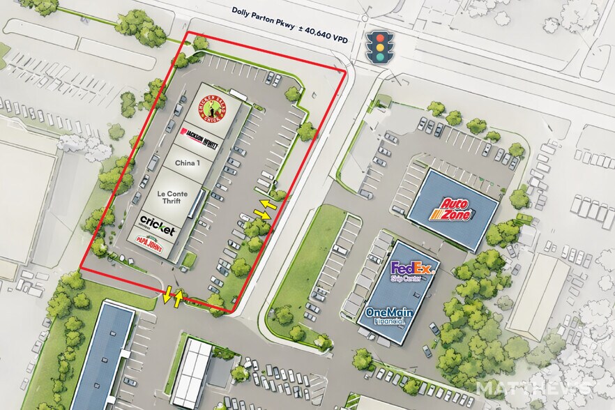 More Photos Of 739 Dolly Parton Pky, Sevierville General Retail For Sale