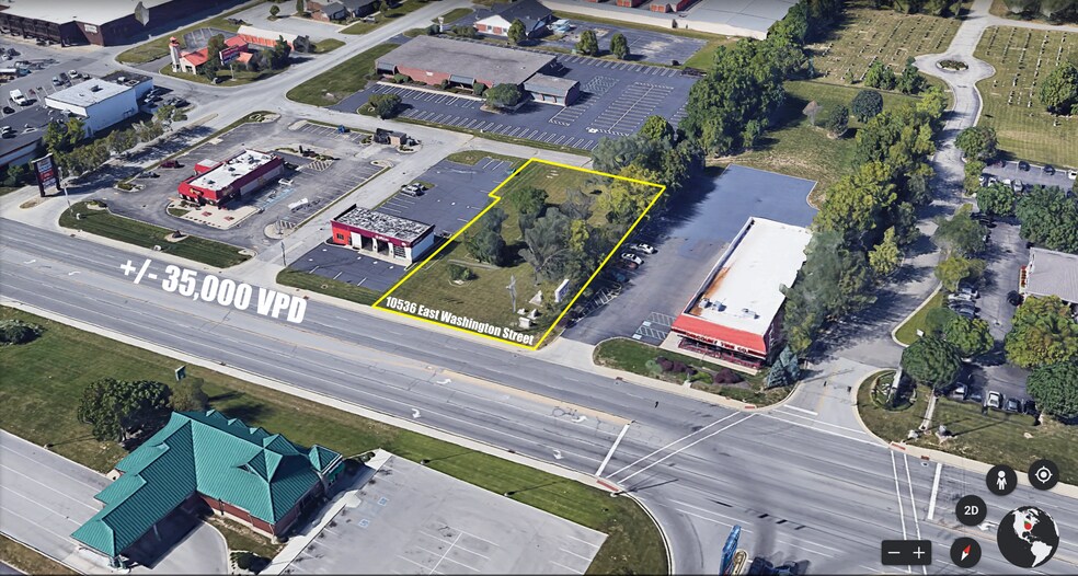 Primary Photo Of 10536 E Washington St, Indianapolis Land For Sale