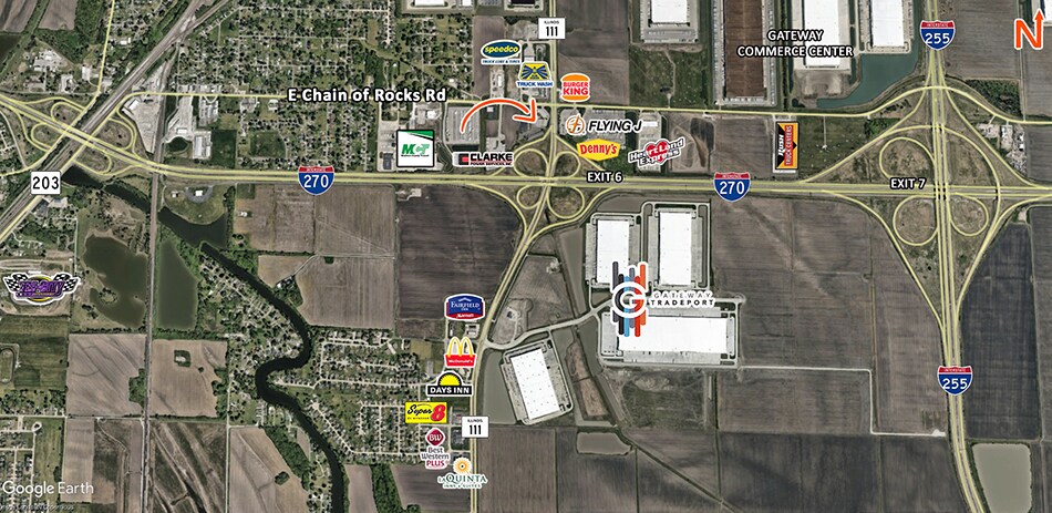 More Photos Of 1250 E Chain of Rocks Rd, Granite City Land For Sale