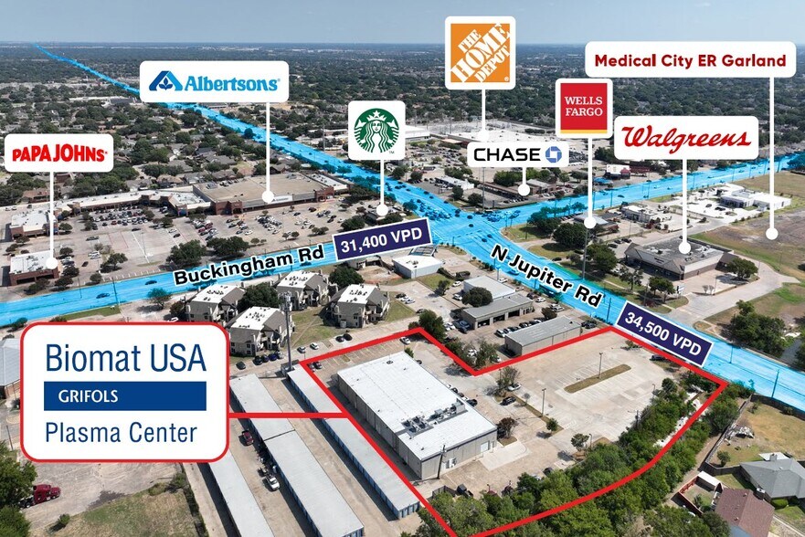 More Photos Of 1841 N Jupiter Rd, Garland Office For Sale