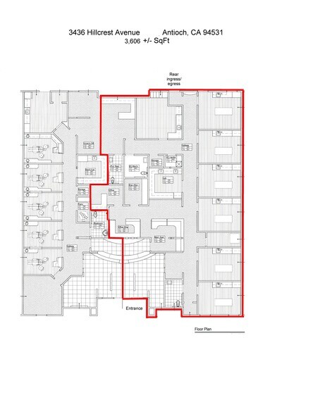 More Photos Of 3436 Hillcrest Ave, Antioch Medical For Lease