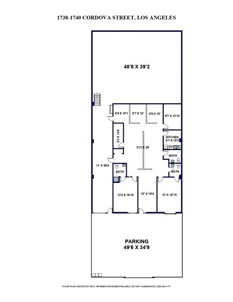 More Photos Of 1738-1740 Cordova St, Los Angeles Showroom For Lease