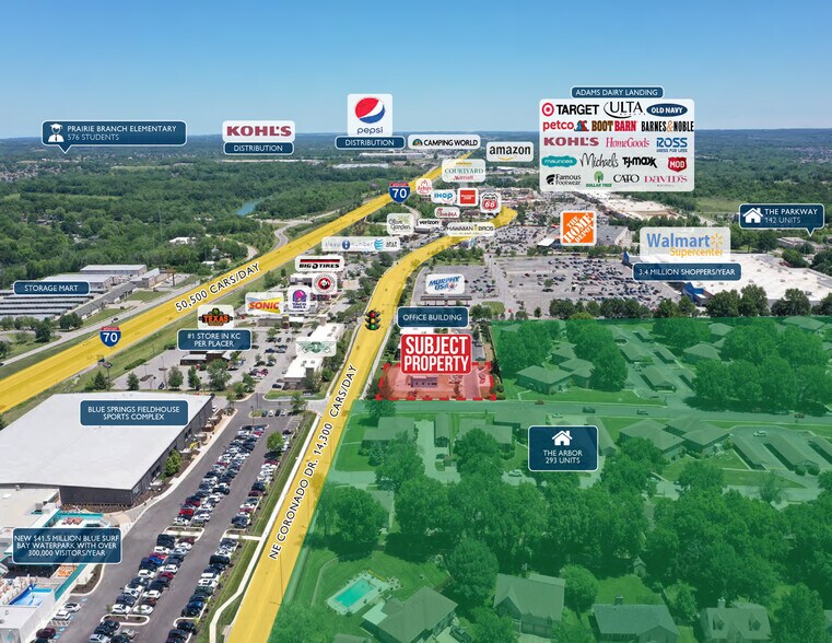 More Photos Of SEC of NE Coronado Dr. & NE Sunnyside School Rd., Blue Springs General Retail For Sale