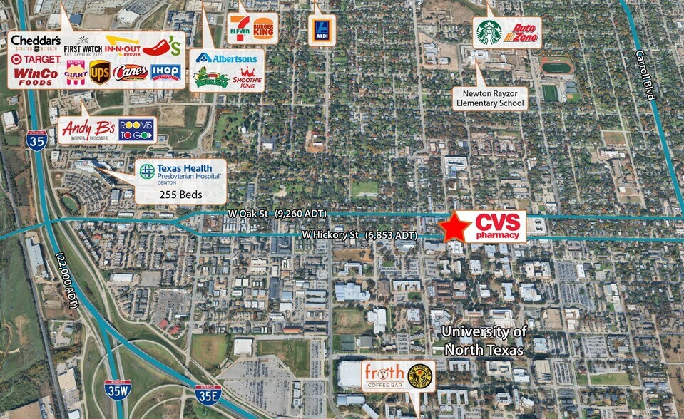 More Photos Of 1510 W Hickory St, Denton Drugstore For Sale