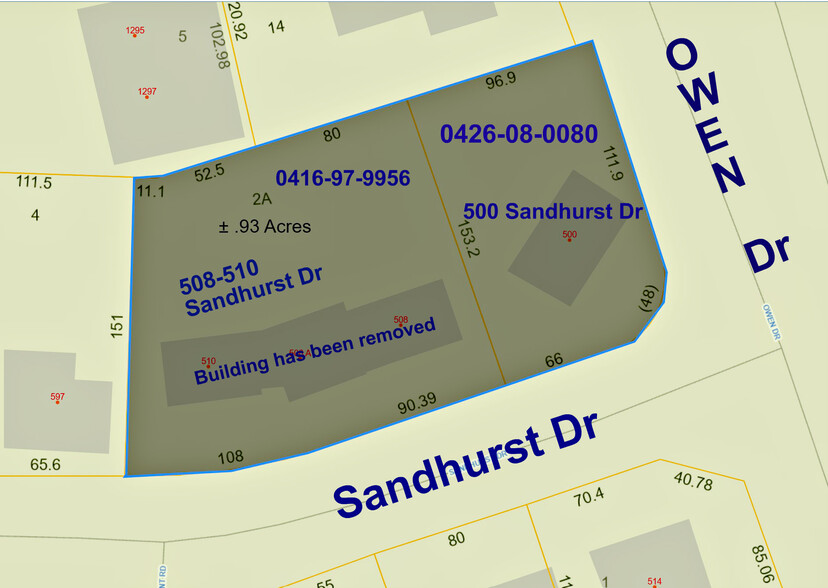 Primary Photo Of 500 Sandhurst Dr, Fayetteville Land For Sale