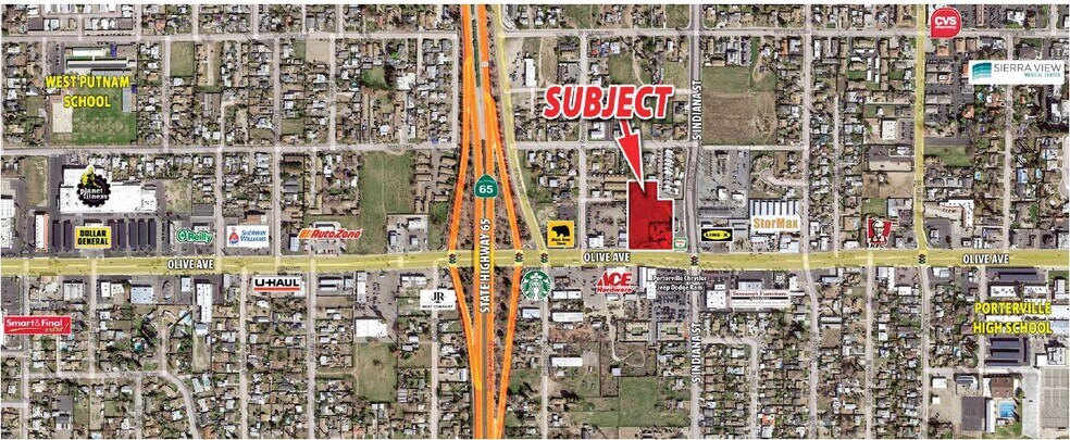 Primary Photo Of 832 W Olive Ave, Porterville Land For Sale