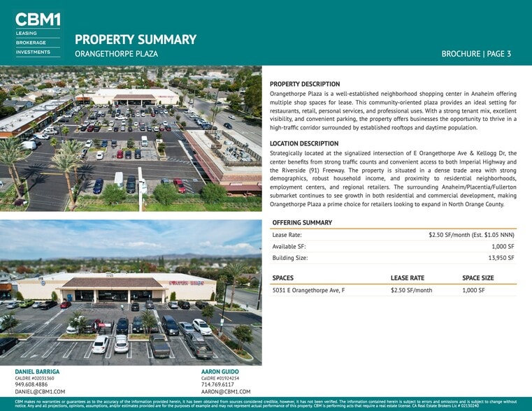 More Photos Of 5031-5051 E Orangethorpe Ave, Anaheim Unknown For Lease