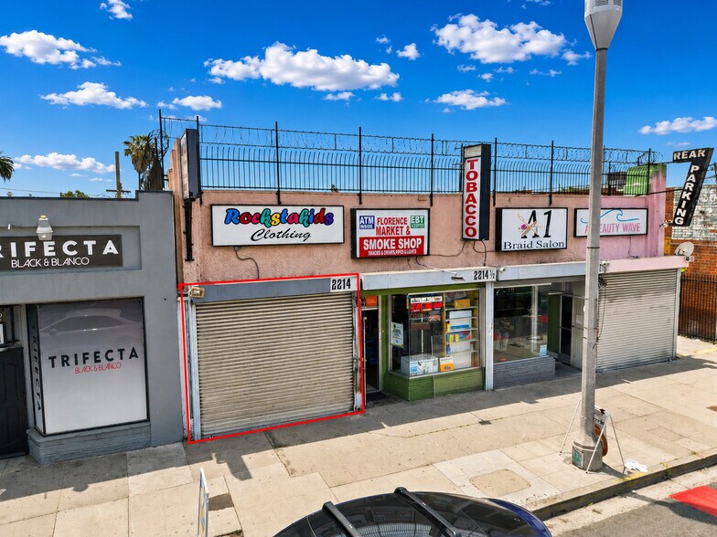 Primary Photo Of 2214-2218 W Florence Ave, Los Angeles Storefront For Lease
