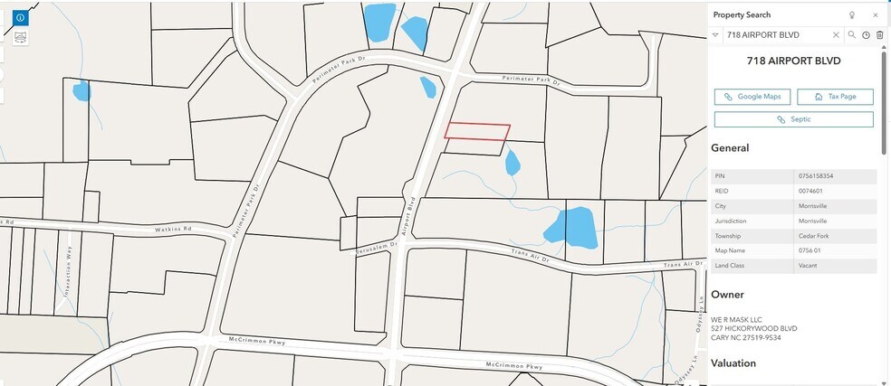 More Photos Of 718 Airport Blvd, Morrisville Land For Sale