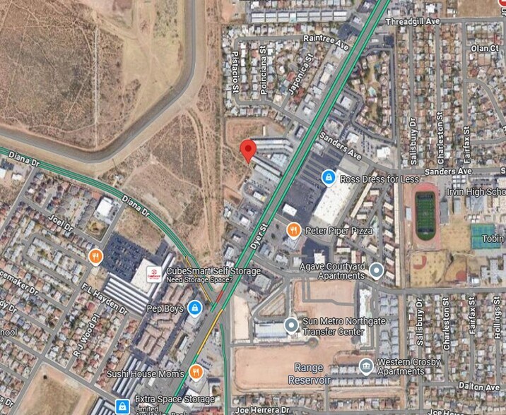 More Photos Of 9459 Dyer St, El Paso Land For Sale