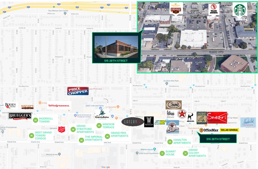 More Photos Of 515 28th St, Des Moines Storefront For Lease