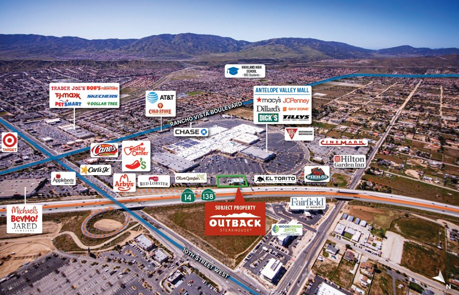 More Photos Of 1061 W Rancho Vista Blvd, Palmdale Restaurant For Sale