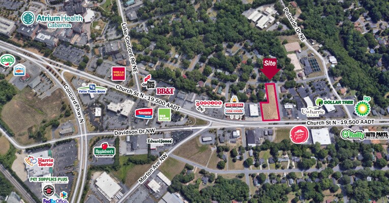 More Photos Of 726 Church St N, Concord Land For Lease