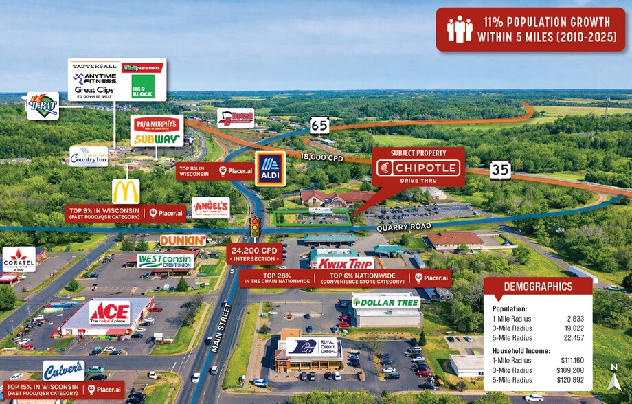 More Photos Of 125 Quarry Rd, River Falls General Retail For Sale