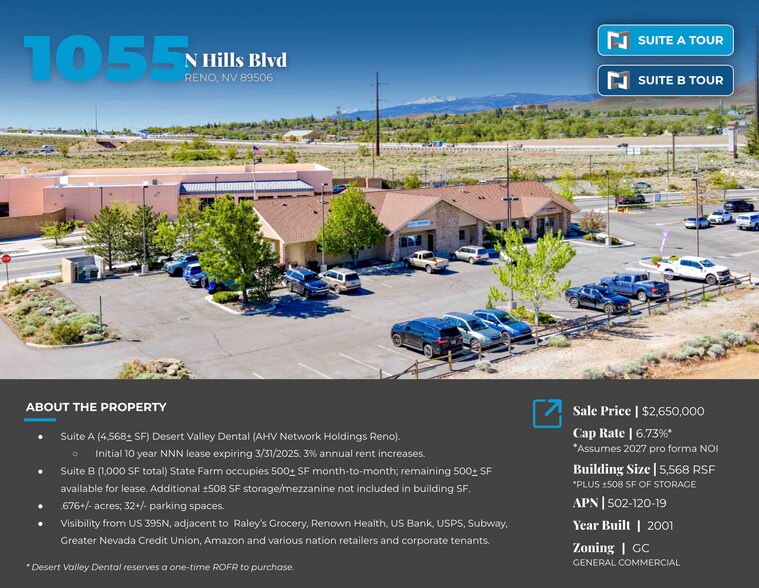 More Photos Of 1055 N Hills Blvd, Reno Medical For Sale