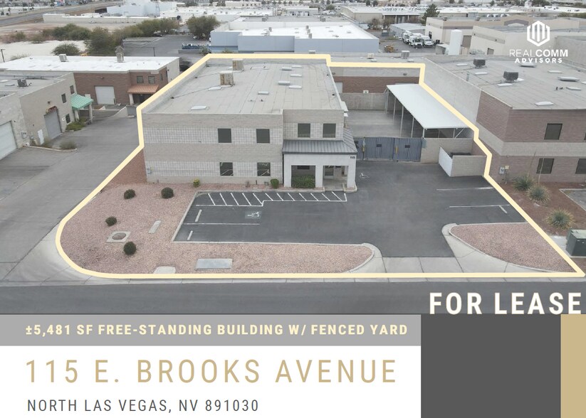 Primary Photo Of 115 E Brooks Ave, North Las Vegas Warehouse For Lease