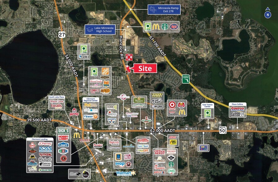 More Photos Of Old Highway 50 & North Hancock Rd, Clermont Land For Lease