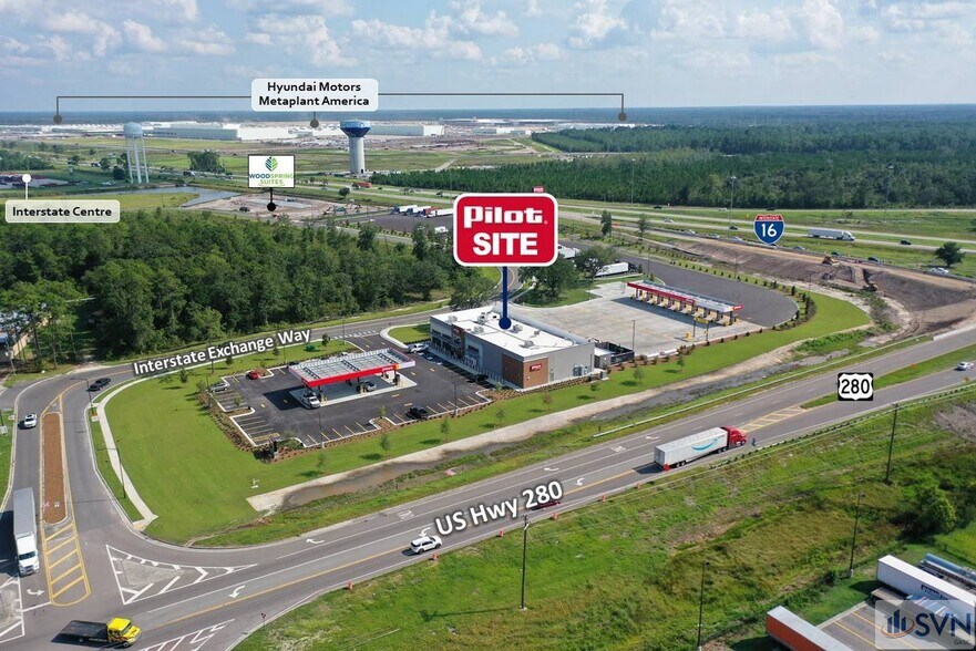 Primary Photo Of I-16 and US Highway 280, Ellabell Land For Sale