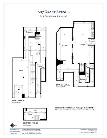 More Photos Of 601-625 Grant Ave, San Francisco Storefront Retail Office For Lease