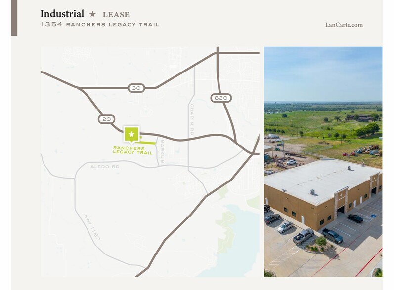 More Photos Of 1354 Ranchers Legacy Trl, Fort Worth Warehouse For Lease