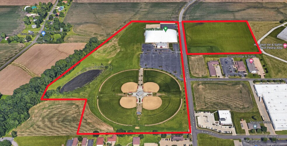 Primary Photo Of 3401 Griffin Dr, Pekin Baseball Field For Sale