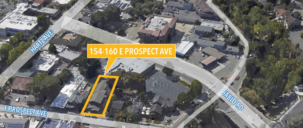 More Photos Of 154 E Prospect Ave, Danville Freestanding For Lease