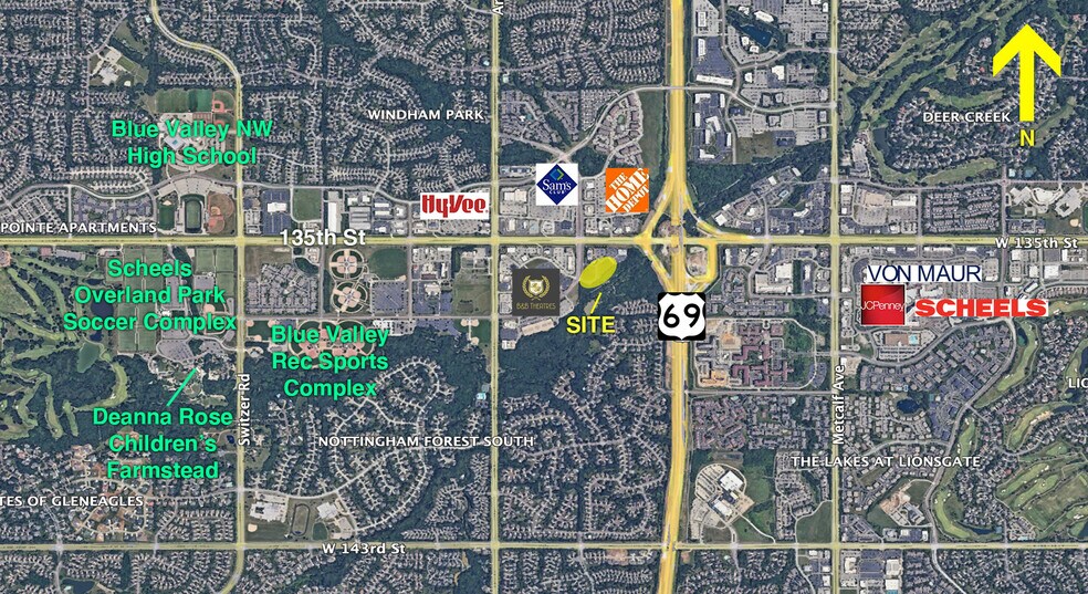 Primary Photo Of S & E of 135th & Hemlock st, Overland Park Land For Sale