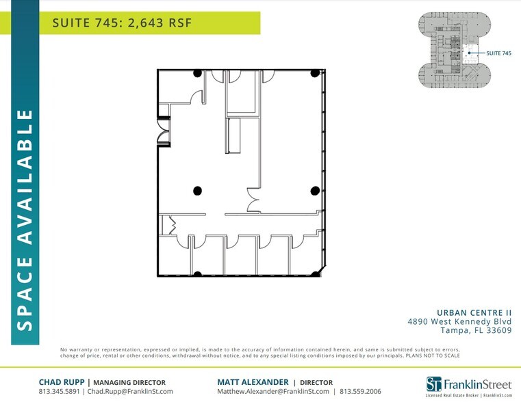 More Photos Of 4830 W Kennedy Blvd, Tampa Unknown For Lease