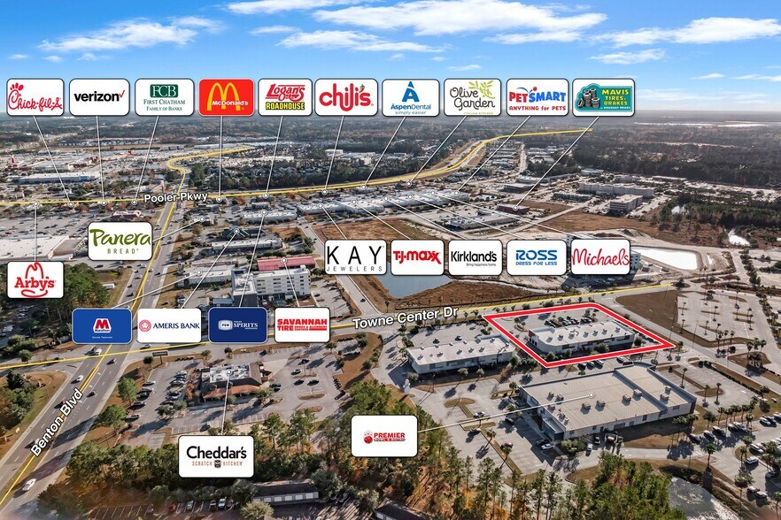 More Photos Of 120 Towne Center Dr, Savannah Storefront Retail Office For Lease