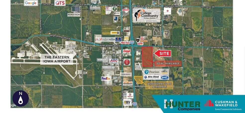 More Photos Of 205 Wright Brothers Boulevard E, Cedar Rapids Land For Lease