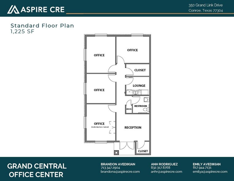 More Photos Of 350 Grand Link Dr, Conroe Office For Sale