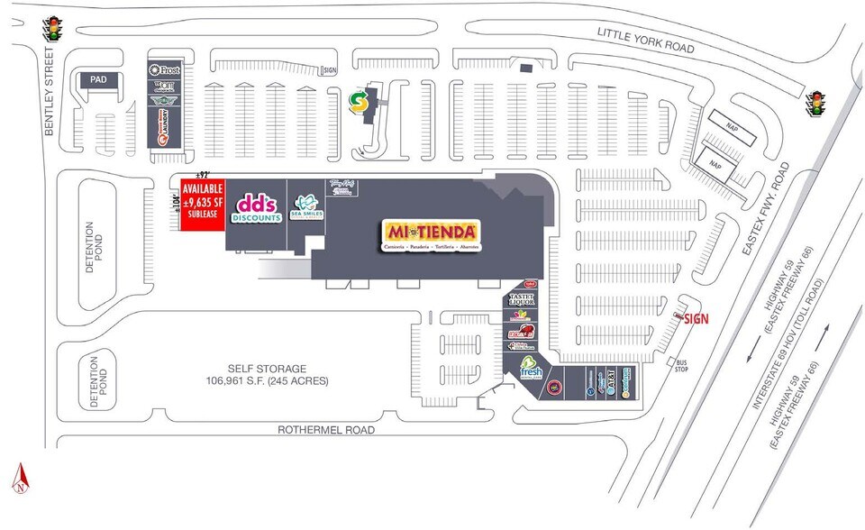 More Photos Of 3500-3800 Little York Rd, Houston General Retail For Lease